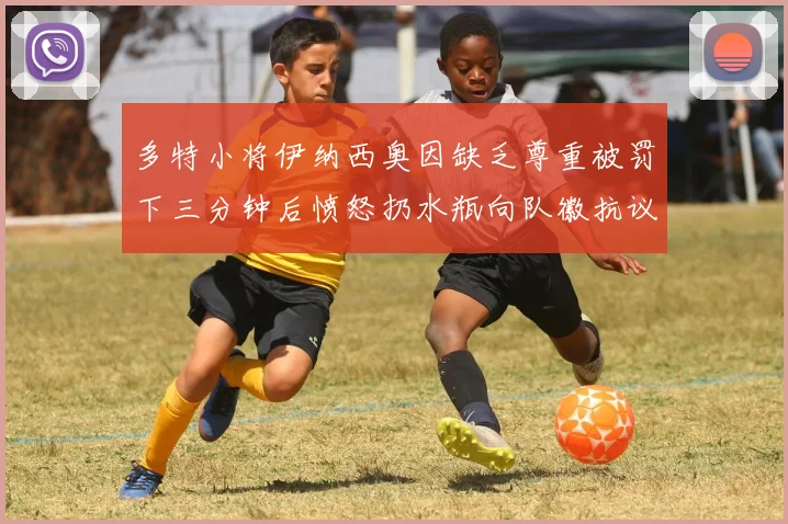 多特小将伊纳西奥因缺乏尊重被罚下三分钟后愤怒扔水瓶向队徽抗议
