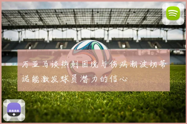 万亚马谈热刺困境与伤病潮波切蒂诺能激发球员潜力的信心